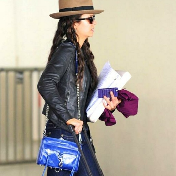 Rebecca Minkoff (Electric Blue) Mini Mac Gold tone - Picture 2 of 5